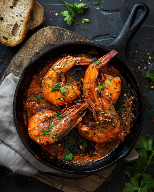 Gambas med Adobo & Vitlök