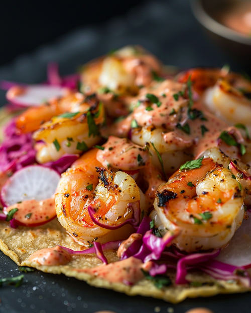Gambas Taco med Adobo-Mayo